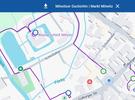 Favorit 4 Stationen mit Route